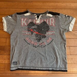 Y2K grunge streetwear eagle tee